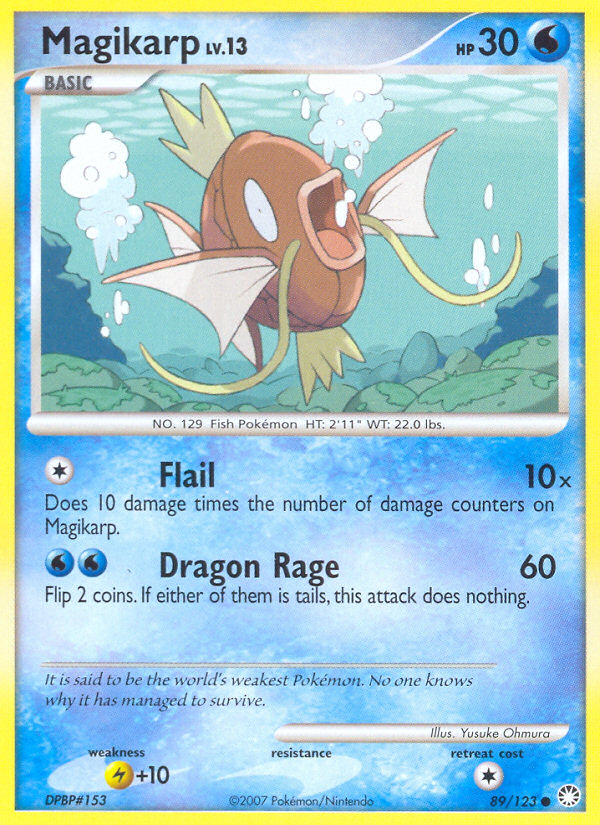Magikarp (89/123) [Diamond & Pearl: Mysterious Treasures] | Devastation Store