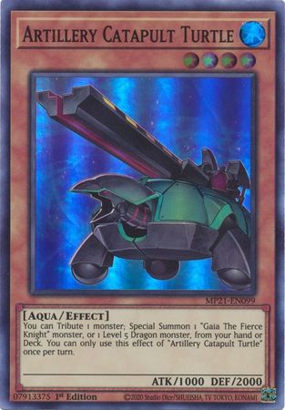 Artillery Catapult Turtle [MP21-EN099] Super Rare | Devastation Store