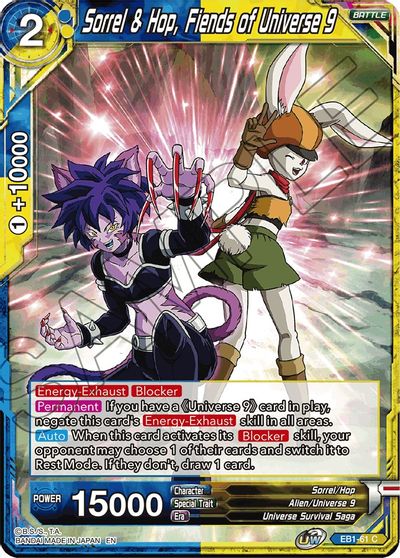 Sorrel & Hop, Fiends of Universe 9 (EB1-061) [Battle Evolution Booster] | Devastation Store