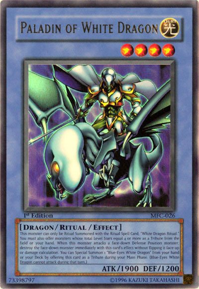 Paladin of White Dragon [MFC-026] Ultra Rare | Devastation Store