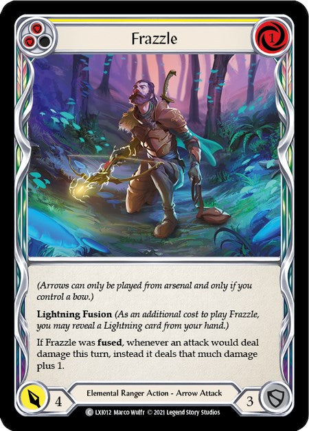 Frazzle (Yellow) [LXI012] (Tales of Aria Lexi Blitz Deck)  1st Edition Normal | Devastation Store