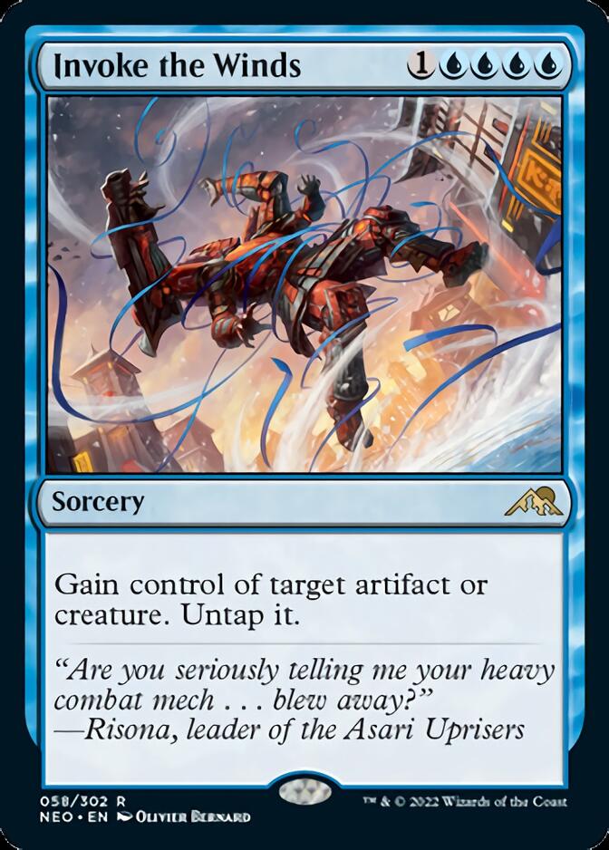 Invoke the Winds [Kamigawa: Neon Dynasty] | Devastation Store