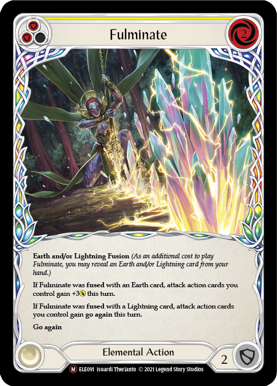 Fulminate [U-ELE091] Unlimited Rainbow Foil | Devastation Store