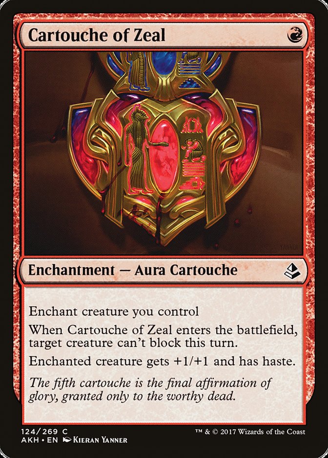 Cartouche of Zeal [Amonkhet] - Devastation Store | Devastation Store