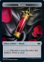 Blood // Bat Double-sided Token [Innistrad: Crimson Vow Commander Tokens] | Devastation Store