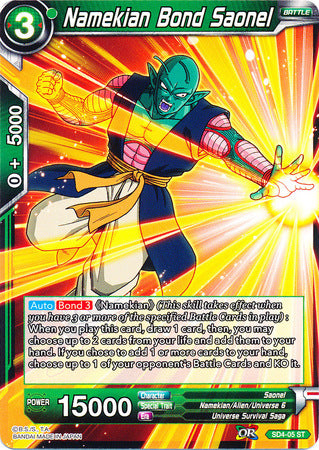 Namekian Bond Saonel (Starter Deck - The Guardian of Namekians) [SD4-05] | Devastation Store