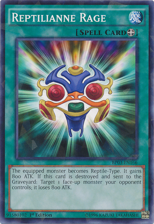 Reptilianne Rage [BP03-EN166] Shatterfoil Rare | Devastation Store