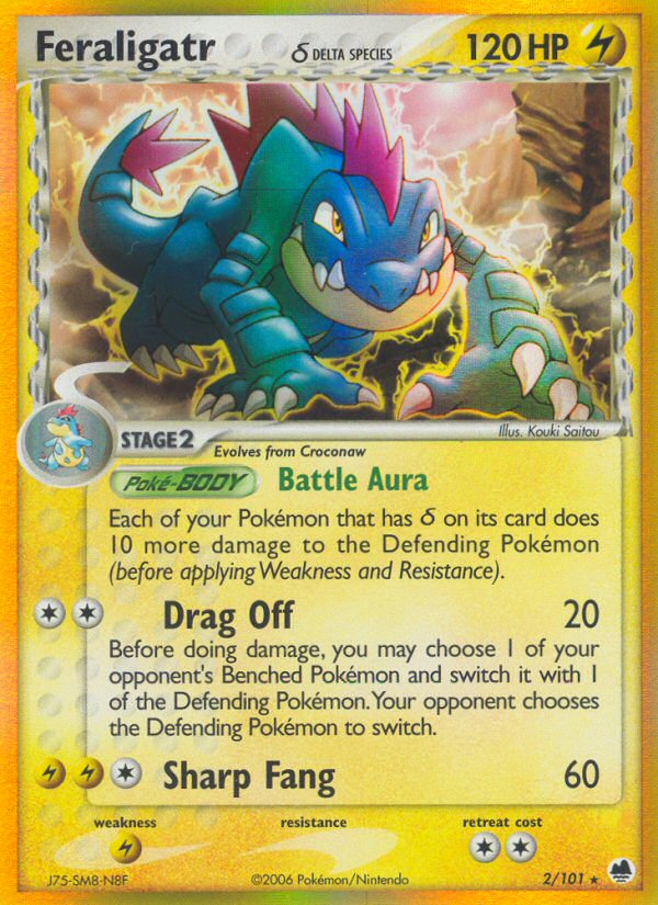 Feraligatr (2/101) (Delta Species) [EX: Dragon Frontiers] | Devastation Store