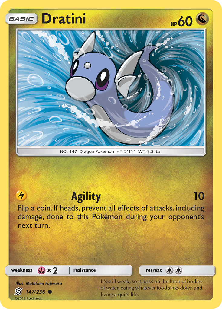 Dratini (147/236) [Sun & Moon: Unified Minds] | Devastation Store