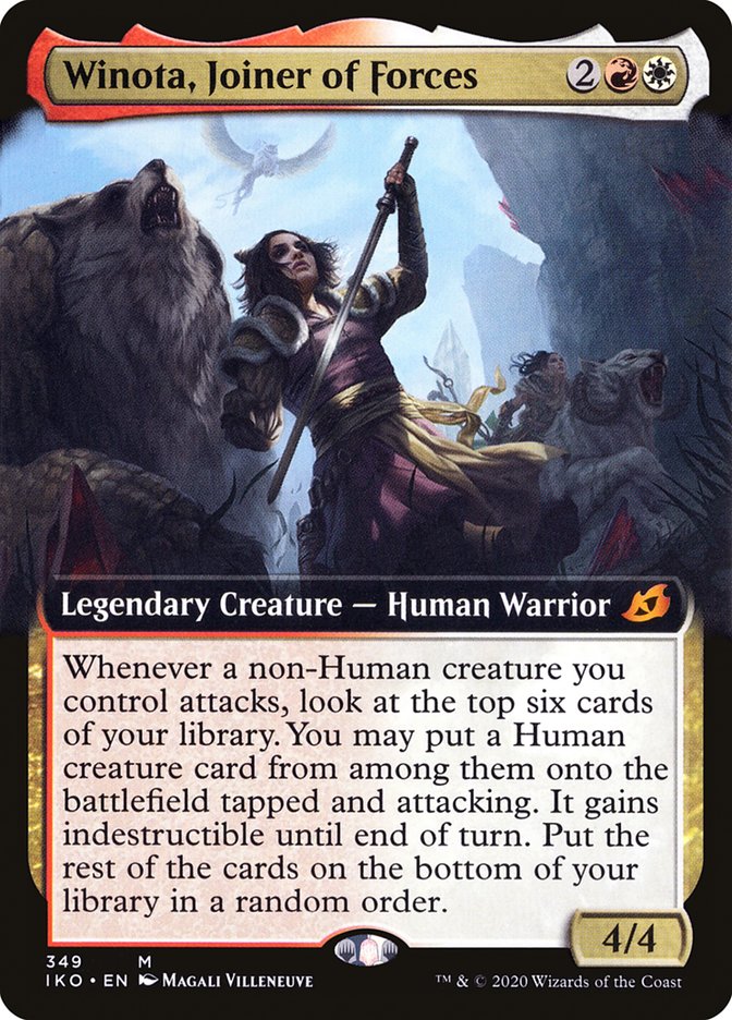 Winota, Joiner of Forces (Extended Art) [Ikoria: Lair of Behemoths] | Devastation Store