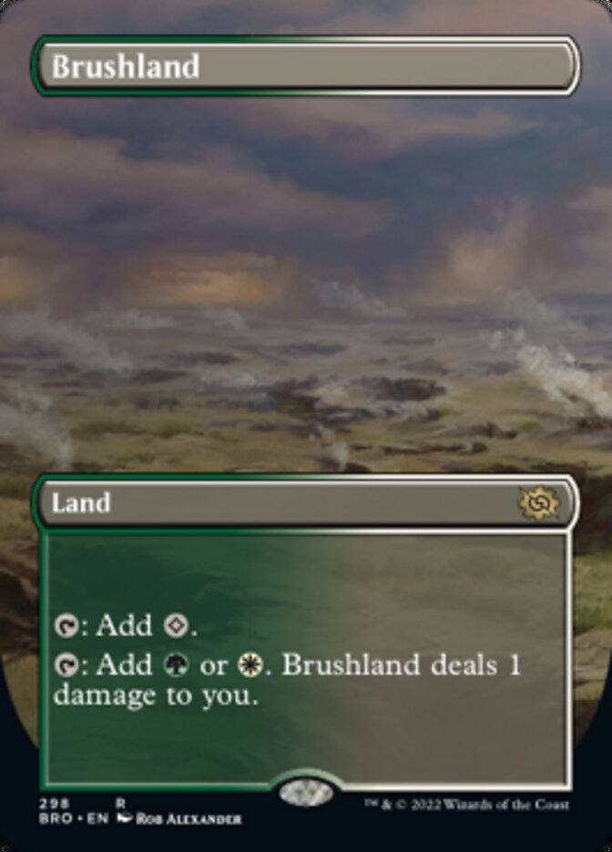 Brushland (Borderless Alternate Art) [The Brothers' War] | Devastation Store