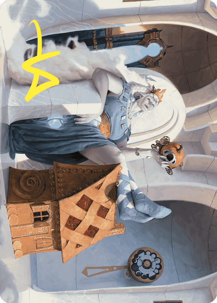 Beluna Grandsquall Art Card (Gold-Stamped Signature) [Wilds of Eldraine Art Series] | Devastation Store
