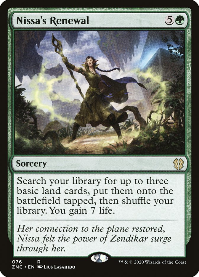 Nissa's Renewal [Zendikar Rising Commander] | Devastation Store
