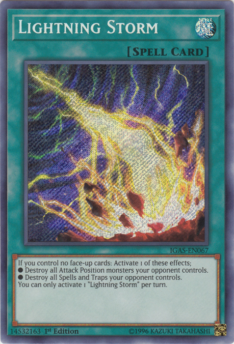 Lightning Storm [IGAS-EN067] Secret Rare | Devastation Store