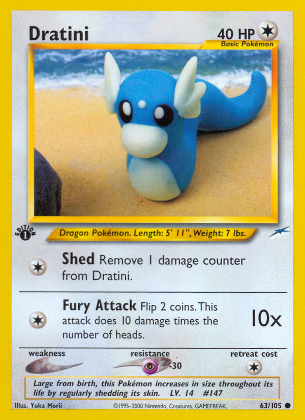 Dratini (63/105) [Neo Destiny 1st Edition] | Devastation Store