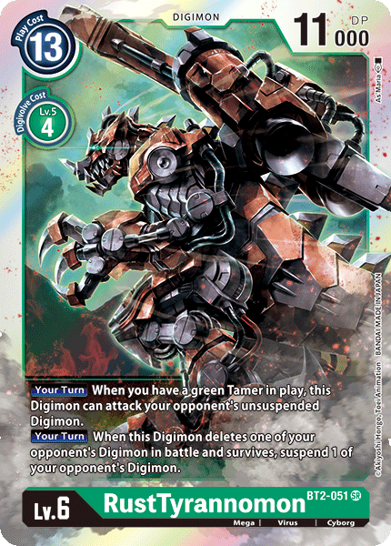RustTyrannomon [BT2-051] [Release Special Booster Ver.1.0] | Devastation Store