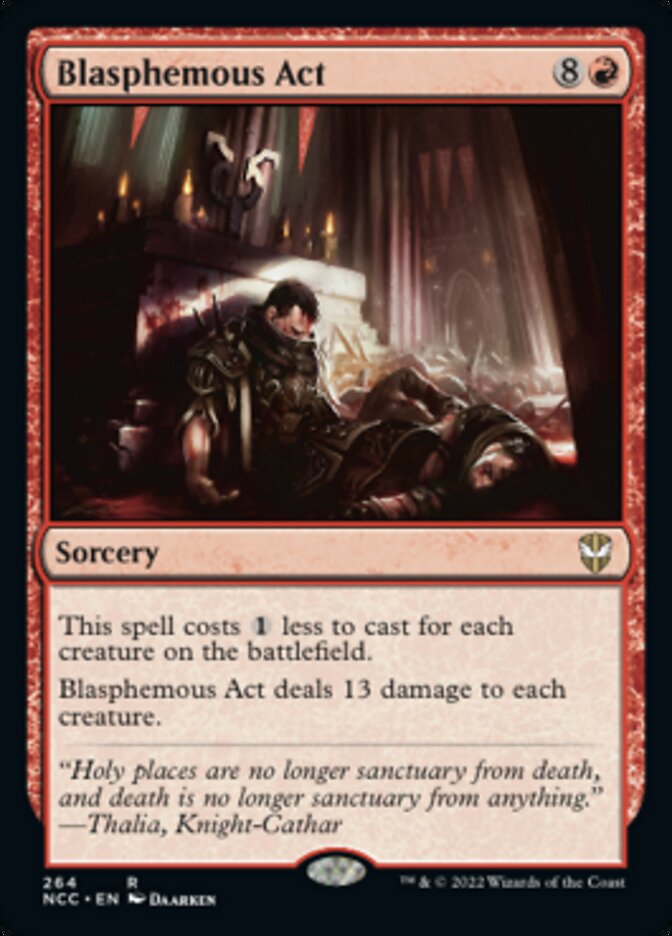 Blasphemous Act [Streets of New Capenna Commander] | Devastation Store