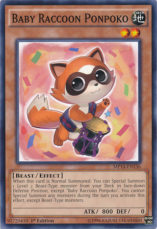 Baby Raccoon Ponpoko [MP14-EN136] Common | Devastation Store