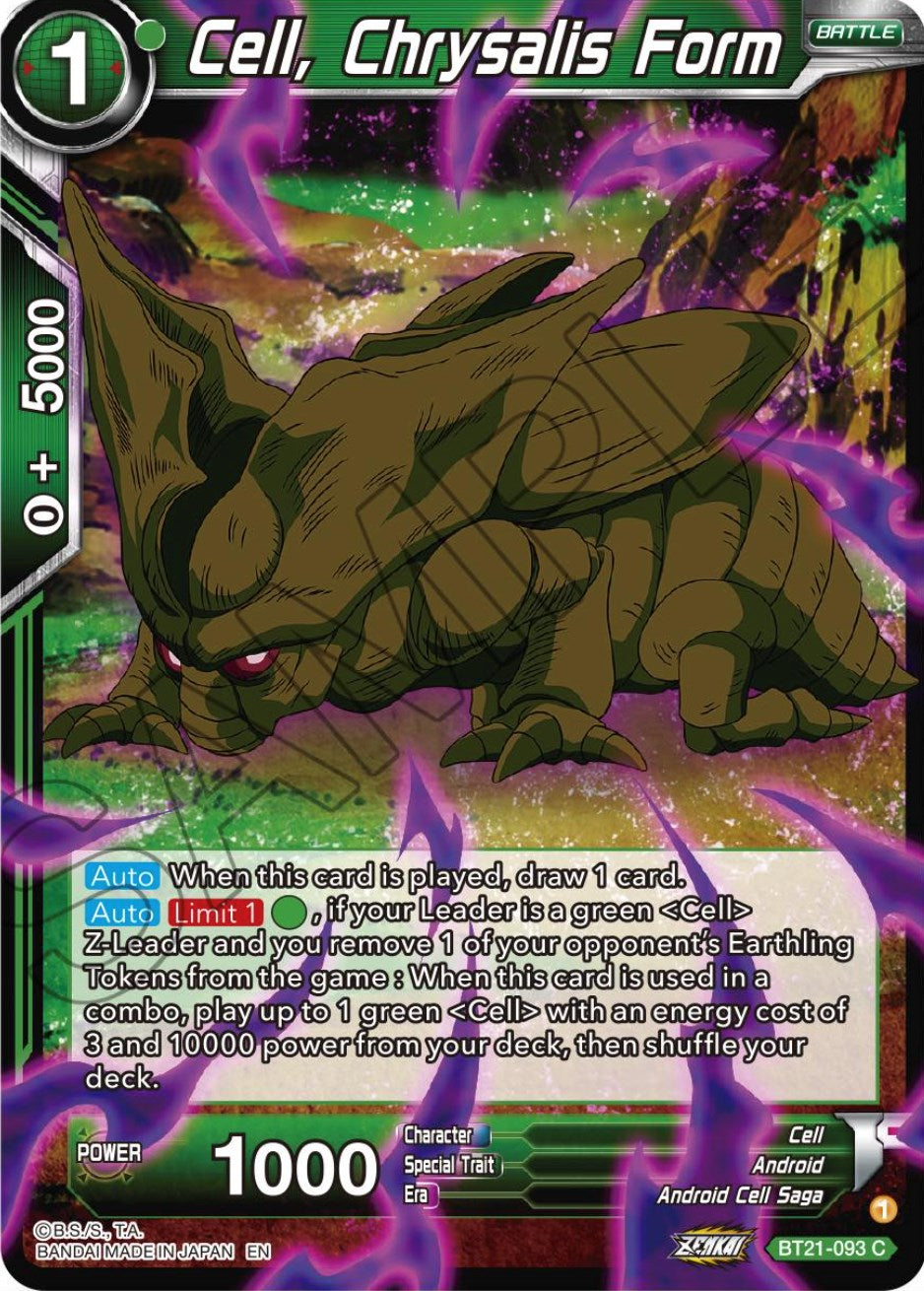 Cell, Chrysalis Form (BT21-093) [Wild Resurgence] | Devastation Store