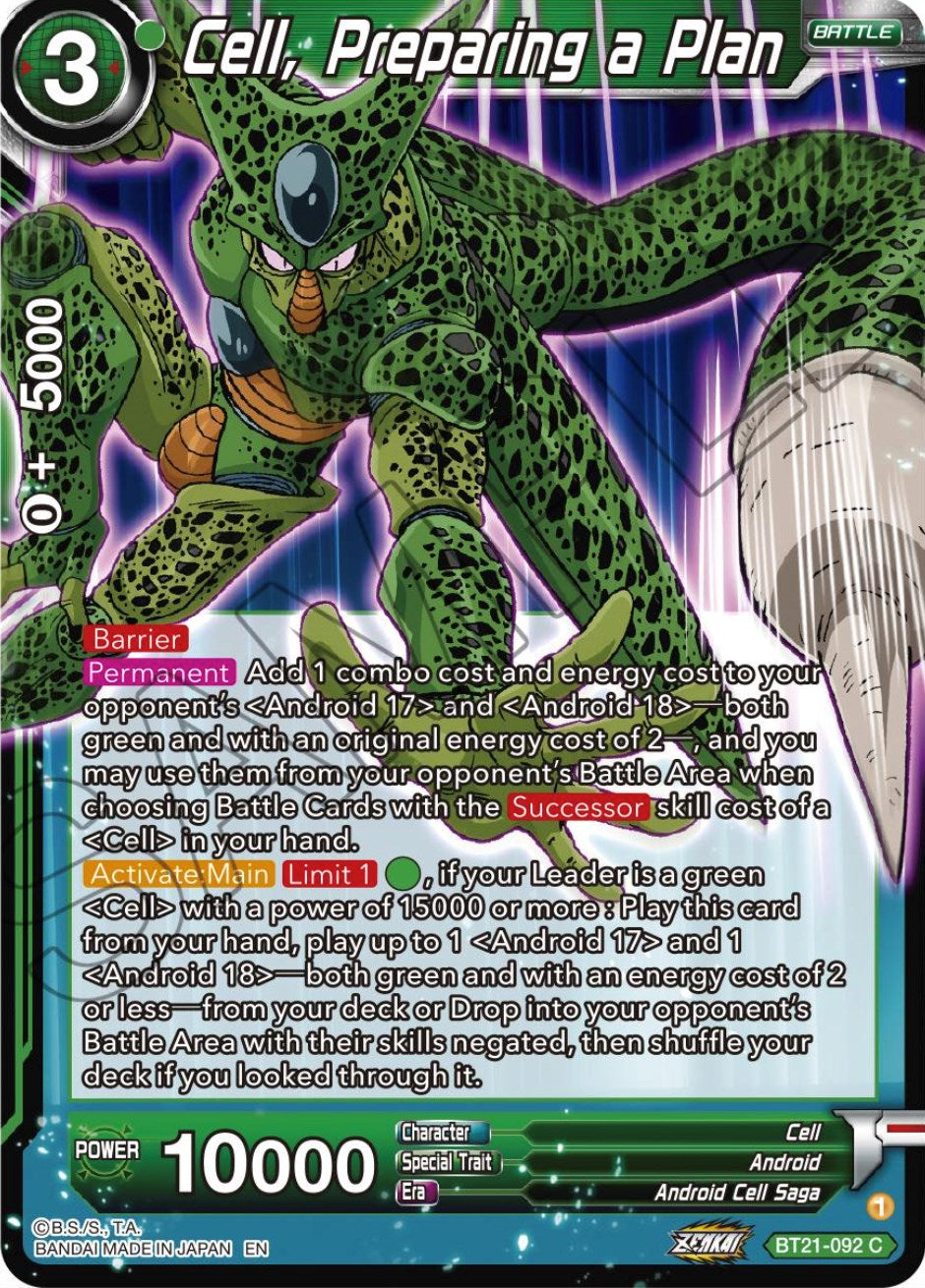 Cell, Preparing a Plan (BT21-092) [Wild Resurgence] | Devastation Store