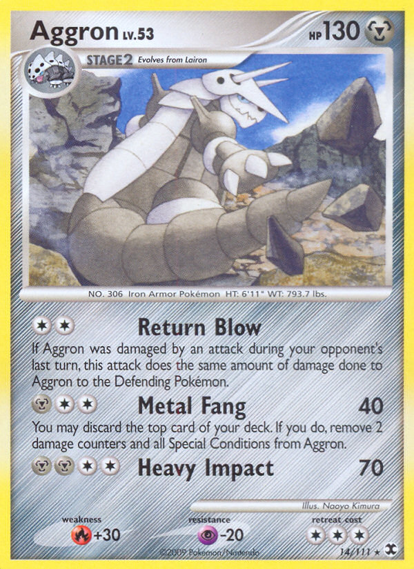 Aggron (14/111) [Platinum: Rising Rivals] | Devastation Store