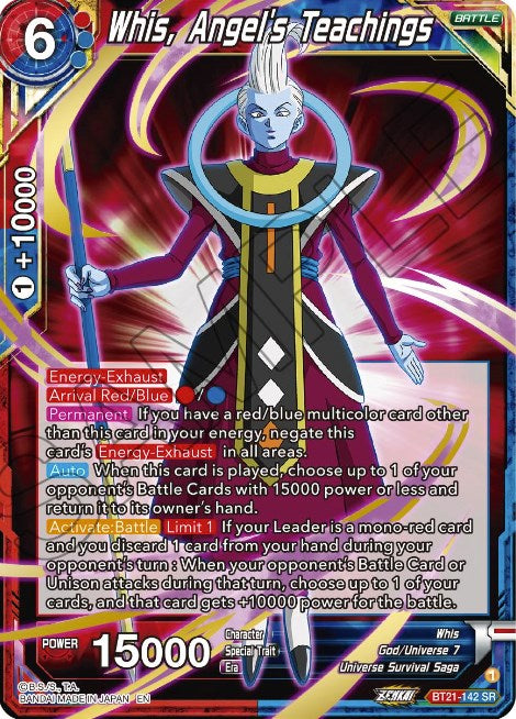 Whis, Angel's Teachings (BT21-142) [Wild Resurgence] | Devastation Store