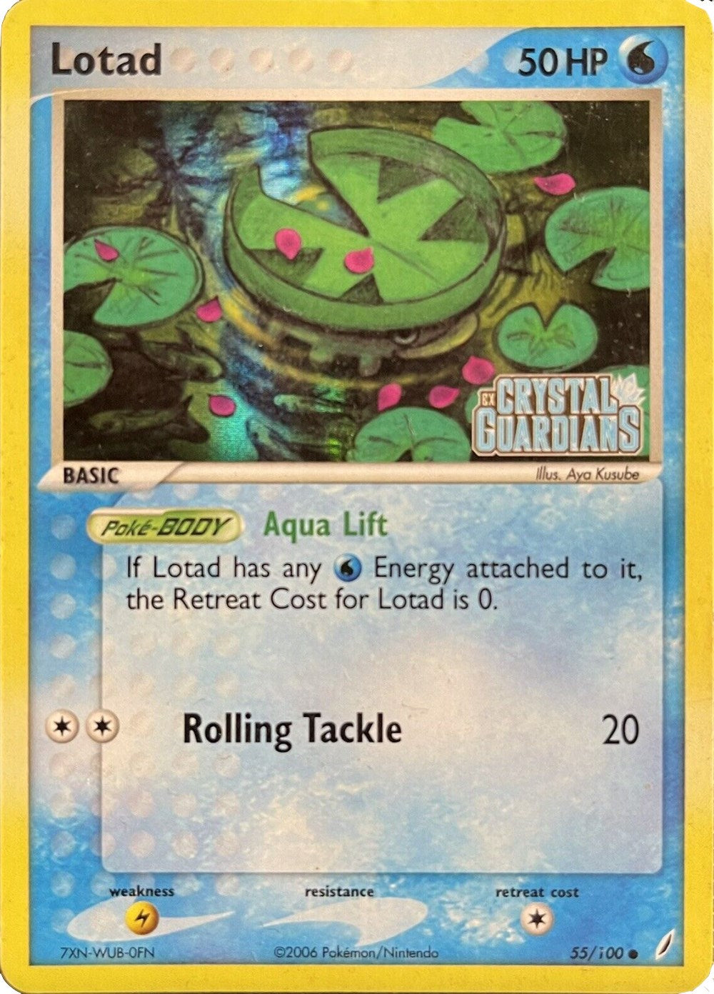 Lotad (055/100) (Theme Deck Exclusive) [EX: Crystal Guardians] | Devastation Store