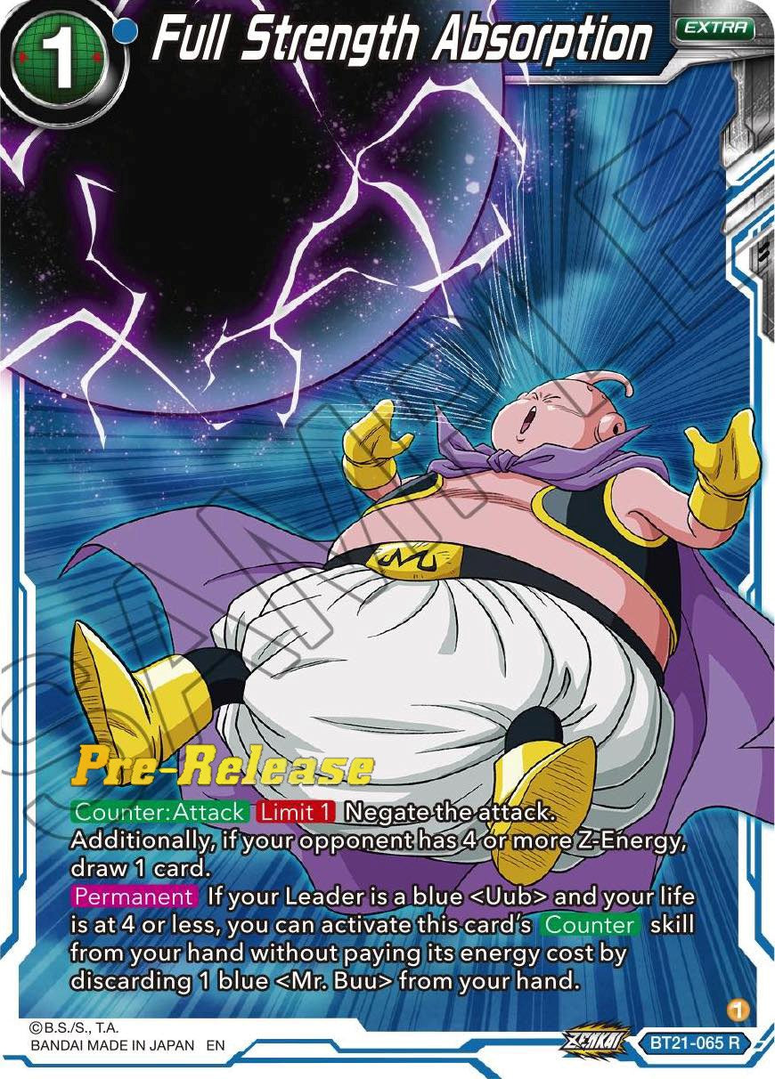 Full Strength Absorption (BT21-065) [Wild Resurgence Pre-Release Cards] | Devastation Store