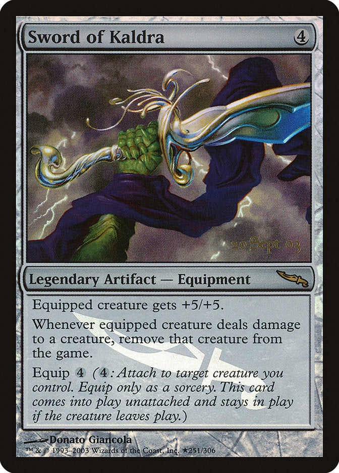 Sword of Kaldra [Mirrodin Promos] | Devastation Store