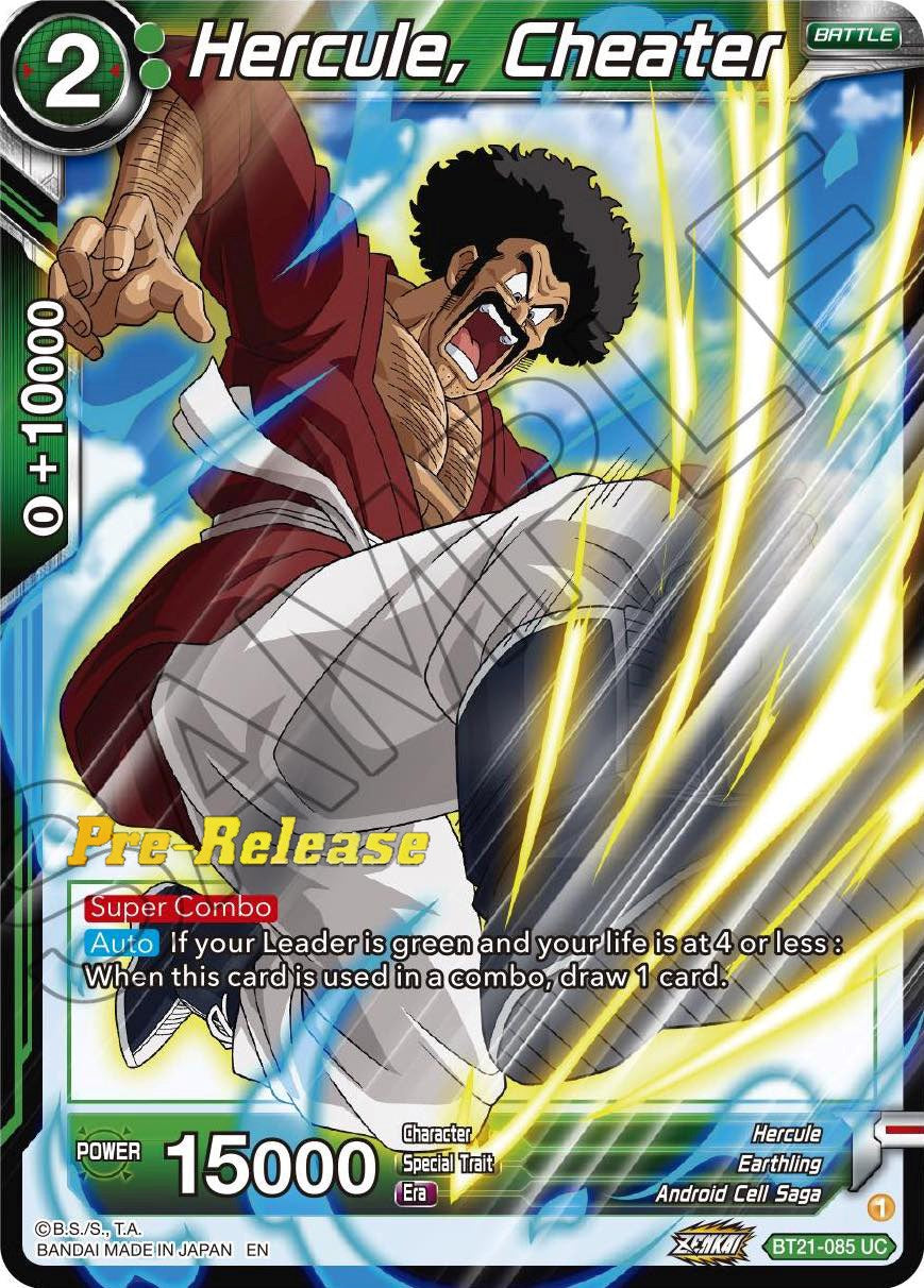 Hercule, Cheater (BT21-085) [Wild Resurgence Pre-Release Cards] | Devastation Store
