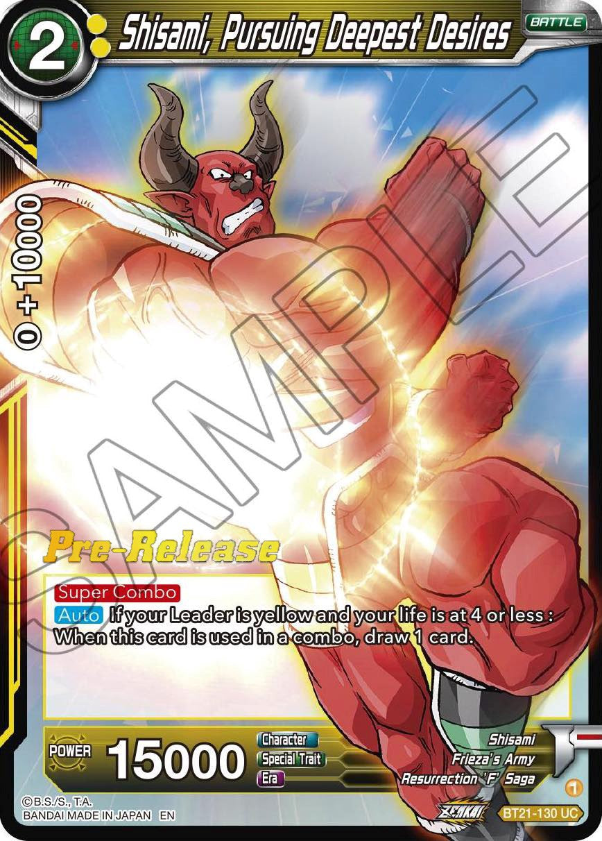 Shisami, Pursuing Deepest Desires (BT21-130) [Wild Resurgence Pre-Release Cards] | Devastation Store