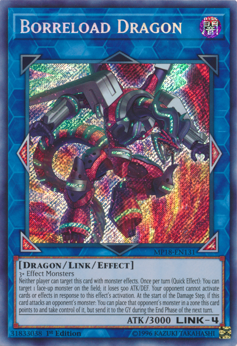 Borreload Dragon [MP18-EN131] Secret Rare | Devastation Store