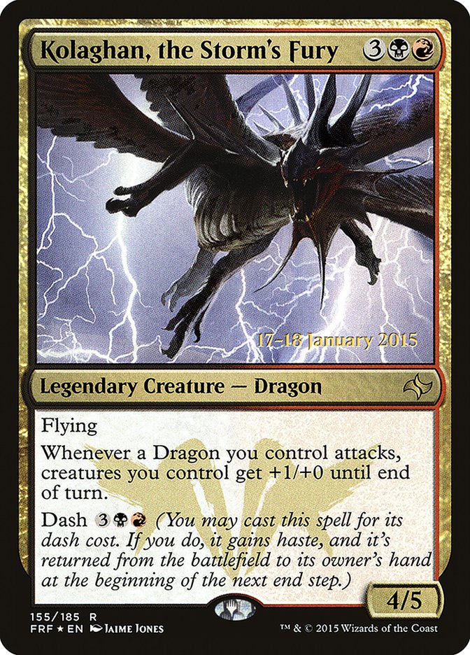 Kolaghan, the Storm's Fury  [Fate Reforged Prerelease Promos] - Devastation Store | Devastation Store