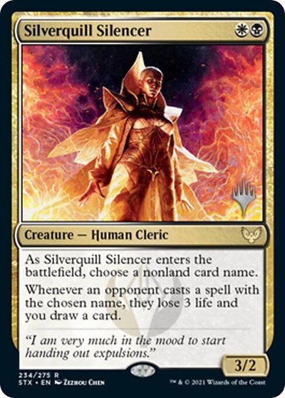 Silverquill Silencer (Promo Pack) [Strixhaven: School of Mages Promos] | Devastation Store