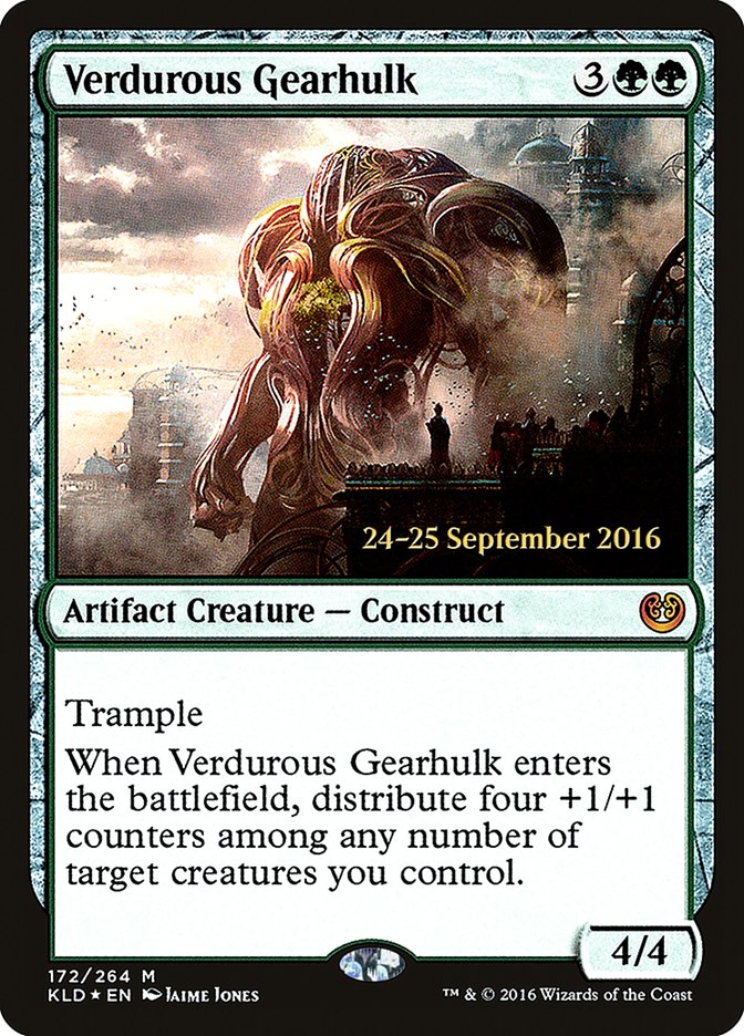 Verdurous Gearhulk  [Kaladesh Prerelease Promos] | Devastation Store