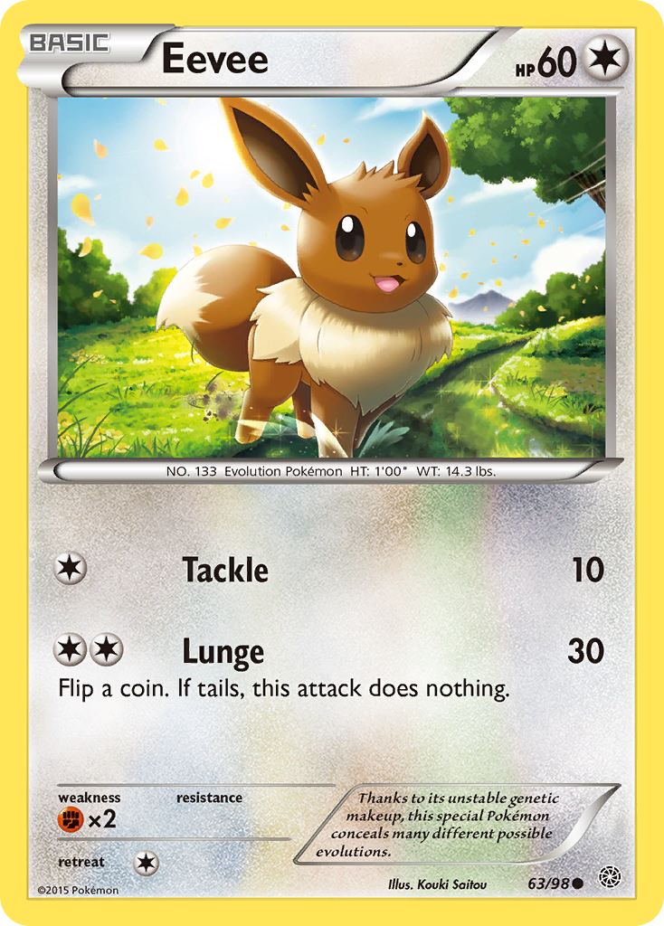 Eevee (63/98) [XY: Ancient Origins] | Devastation Store