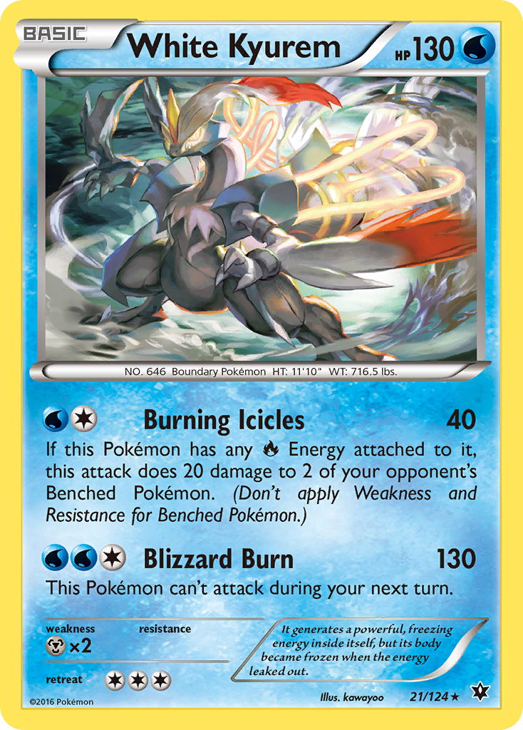 White Kyurem (21/124) [XY: Fates Collide] | Devastation Store