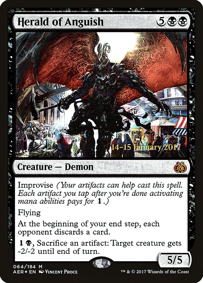 Herald of Anguish  [Aether Revolt Prerelease Promos] | Devastation Store