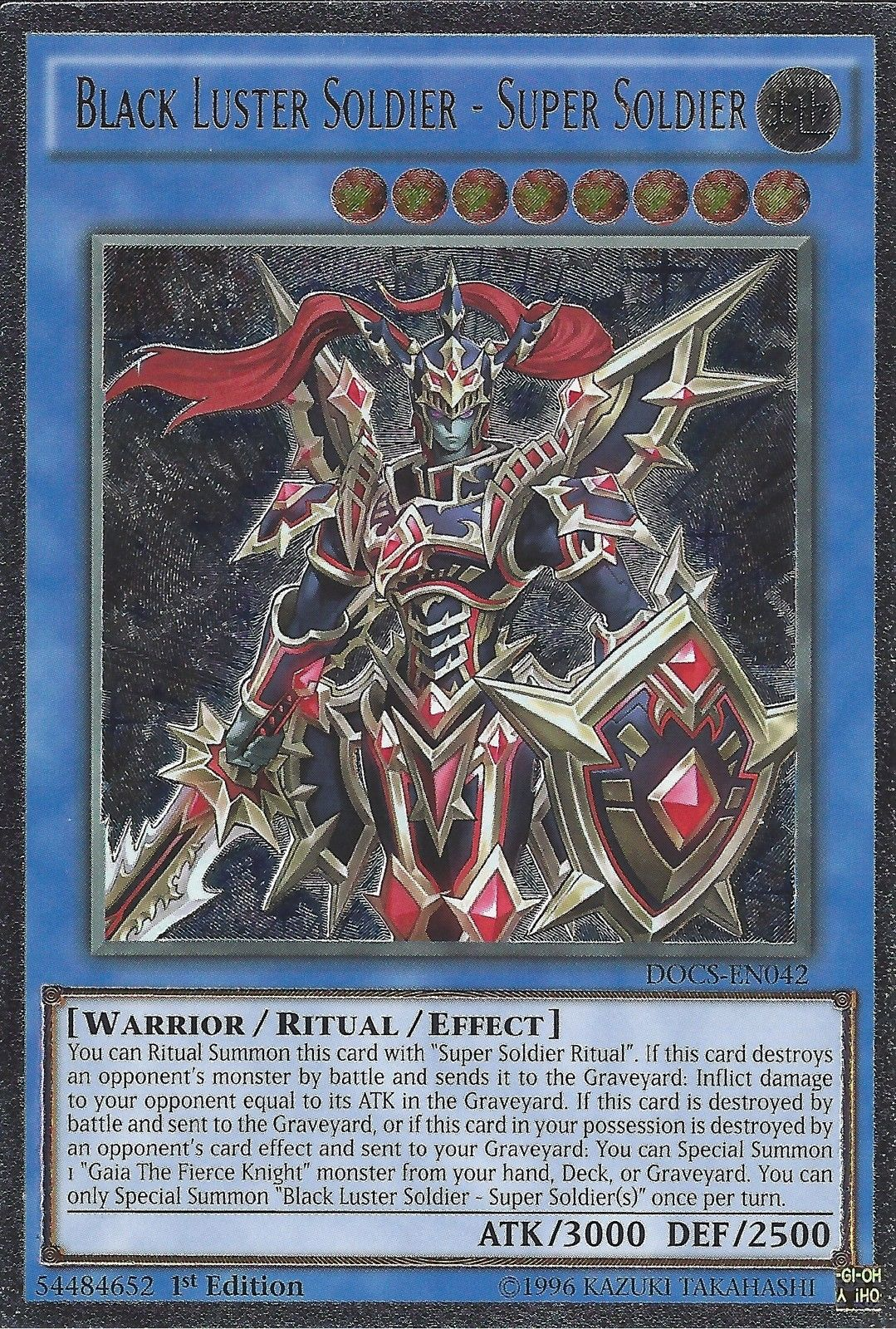 Black Luster Soldier - Super Soldier (UTR) [DOCS-EN042] Ultimate Rare | Devastation Store