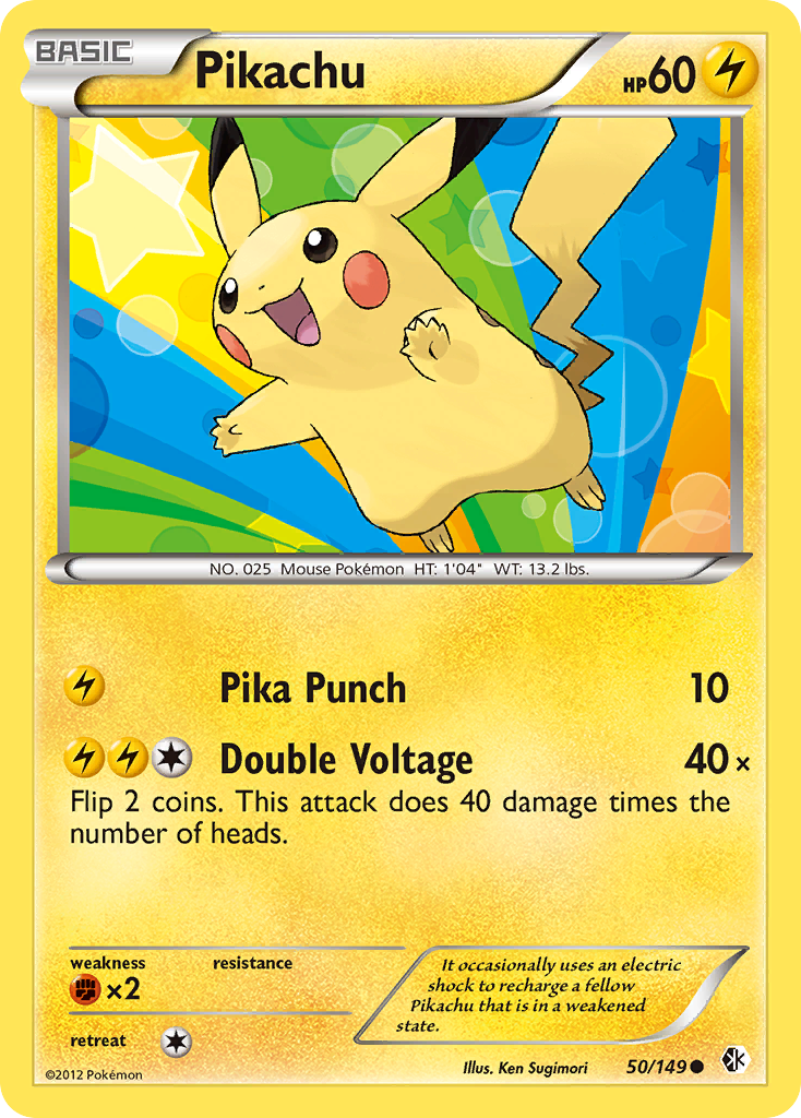 Pikachu (50/149) [Black & White: Boundaries Crossed] | Devastation Store