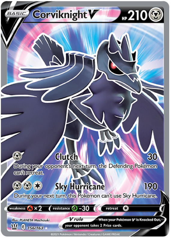 Corviknight V (156/163) [Sword & Shield: Battle Styles] | Devastation Store