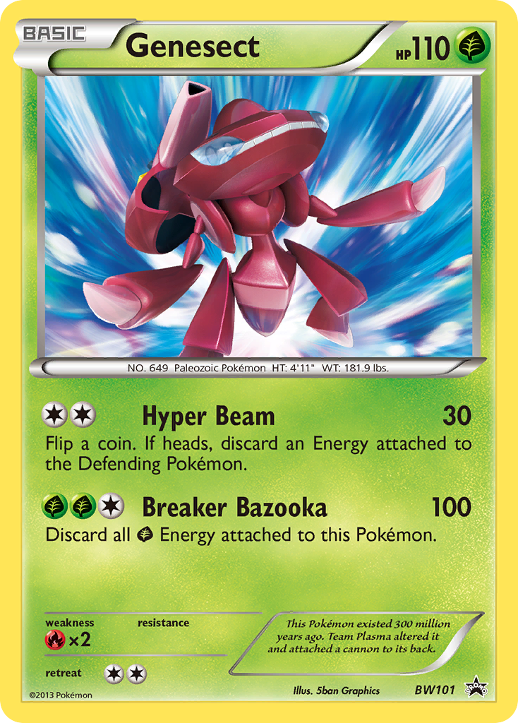Genesect (BW101) [Black & White: Black Star Promos] | Devastation Store