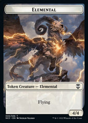 Clue // Elemental (005) Double-sided Token [Streets of New Capenna Commander Tokens] | Devastation Store