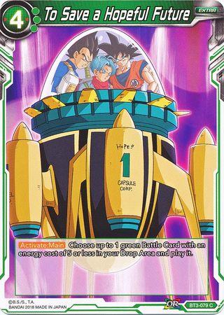 To Save a Hopeful Future [BT3-079] | Devastation Store