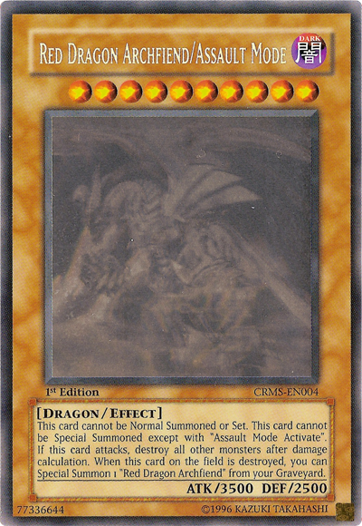 Red Dragon Archfiend/Assault Mode [CRMS-EN004] Ghost Rare | Devastation Store