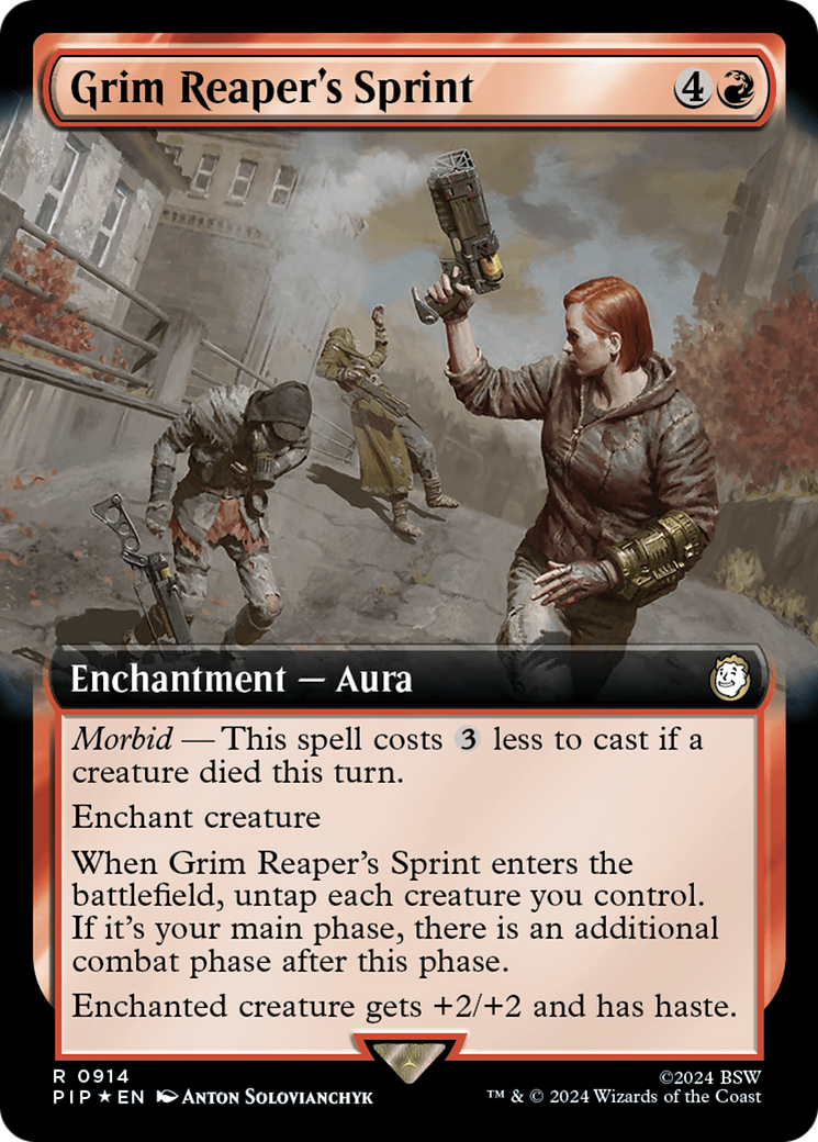 Grim Reaper's Sprint (Extended Art) (Surge Foil) [Fallout] | Devastation Store