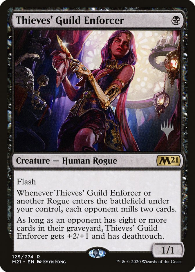 Thieves' Guild Enforcer (Promo Pack) [Core Set 2021 Promos] | Devastation Store