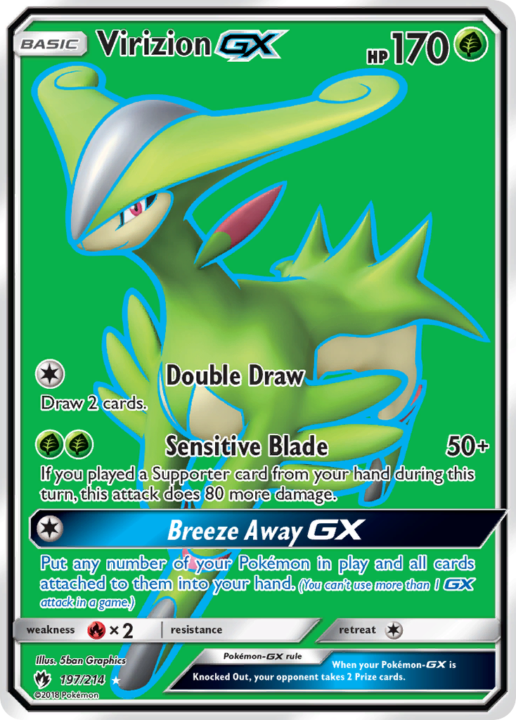 Virizion GX (197/214) [Sun & Moon: Lost Thunder] | Devastation Store