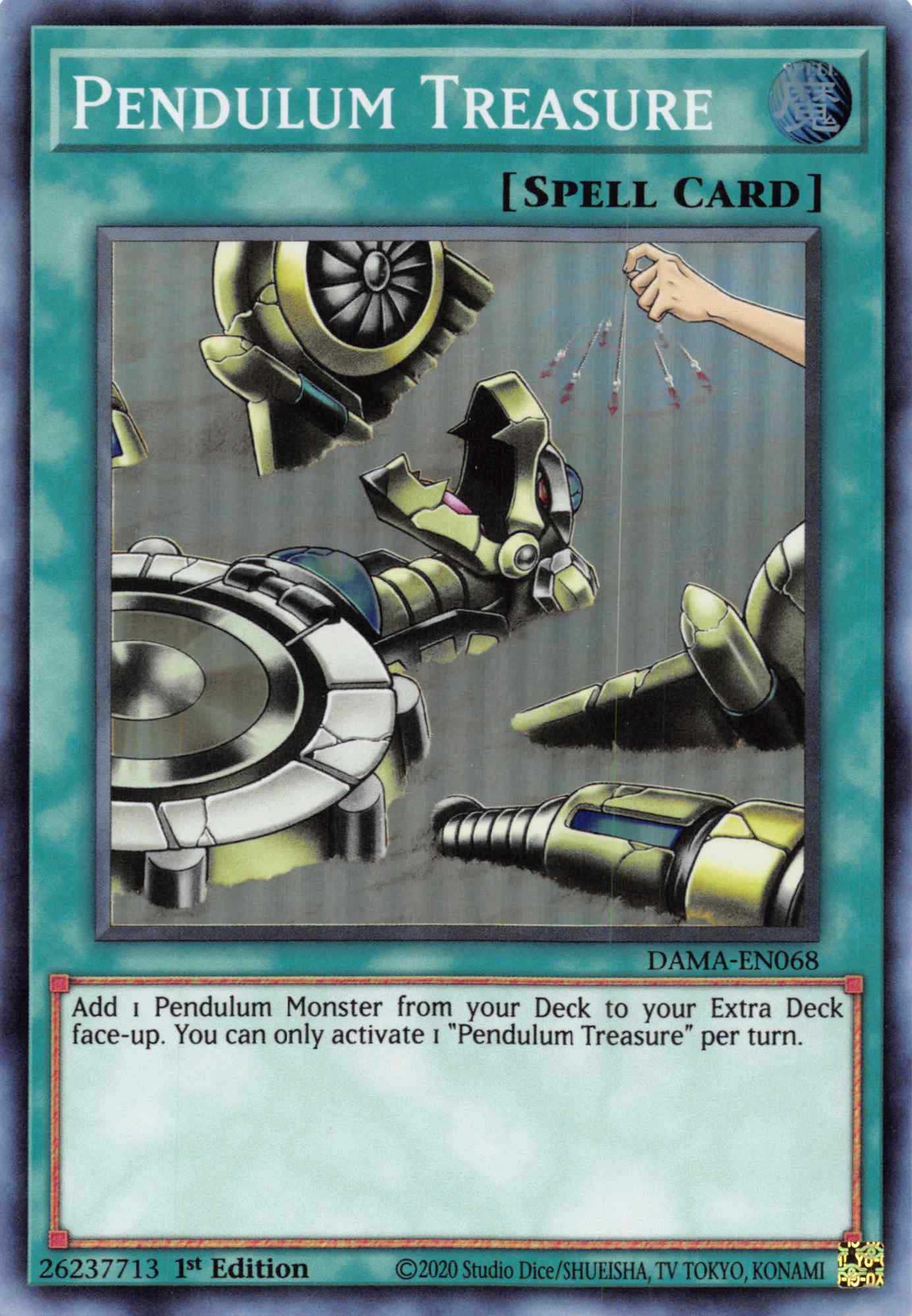 Pendulum Treasure [DAMA-EN068] Super Rare | Devastation Store