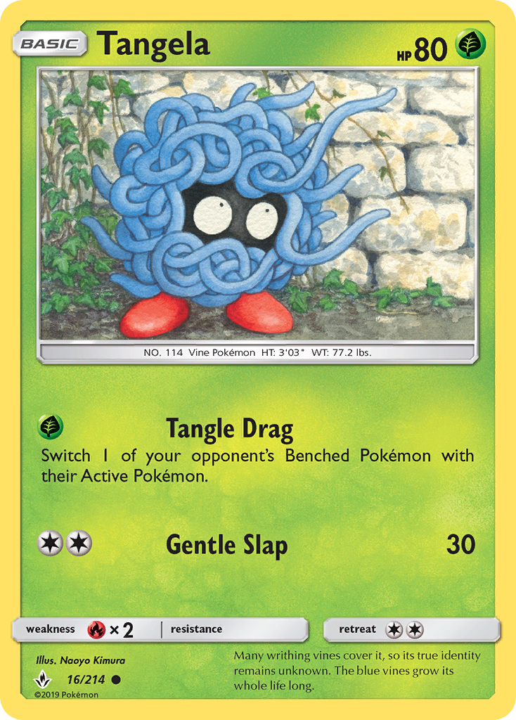 Tangela (16/214) [Sun & Moon: Unbroken Bonds] | Devastation Store